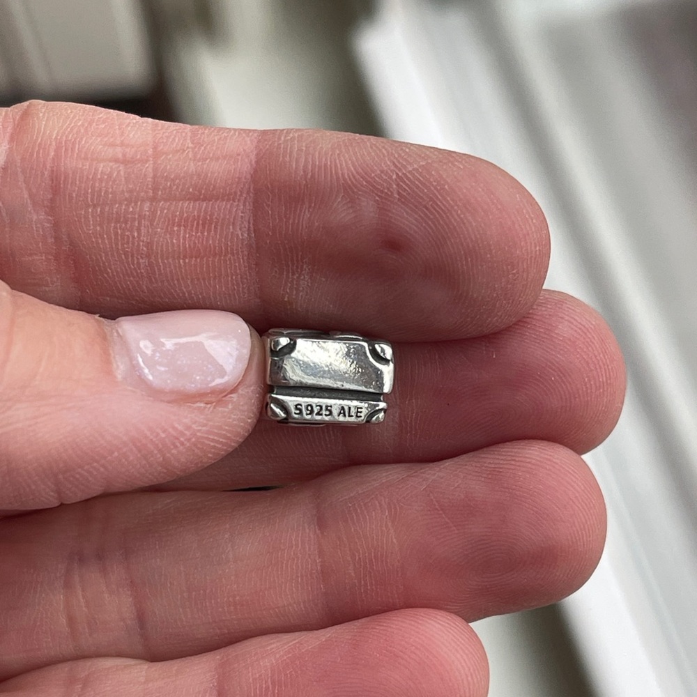 Pandora Suitcase Sterling Silver Charm - Picture 3 of 6